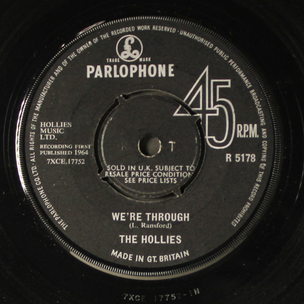 we're through / come on back by HOLLIES