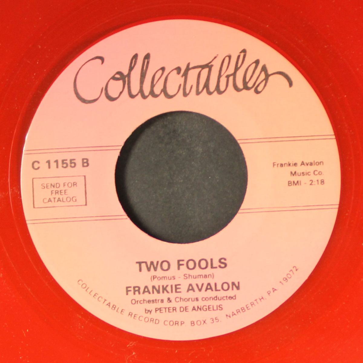 just ask your heart / two fools by FRANKIE AVALON