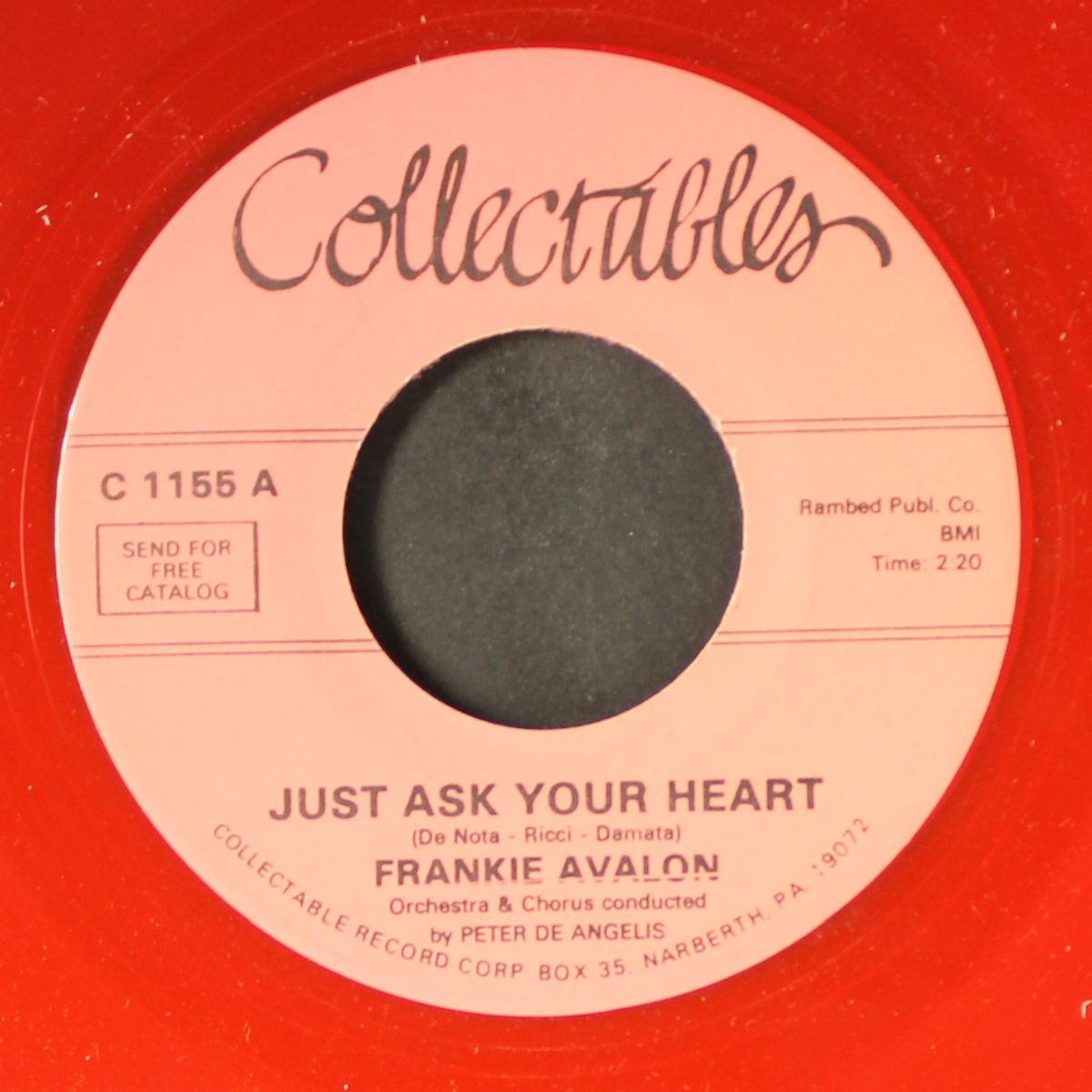 just ask your heart / two fools by FRANKIE AVALON