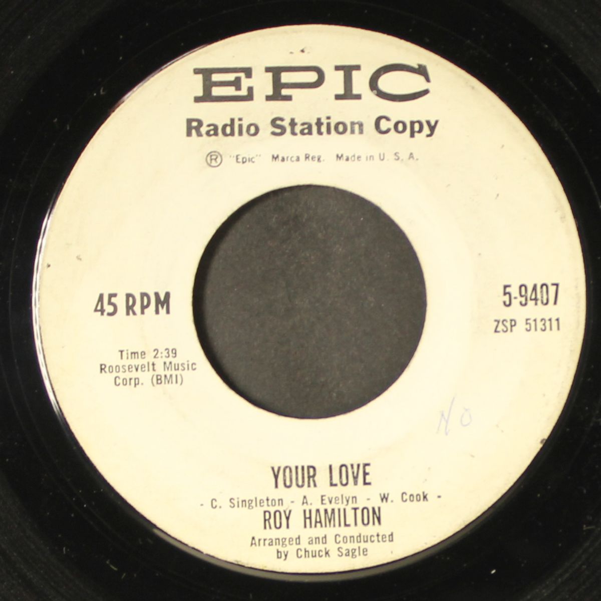 lonely hands / your love by ROY HAMILTON