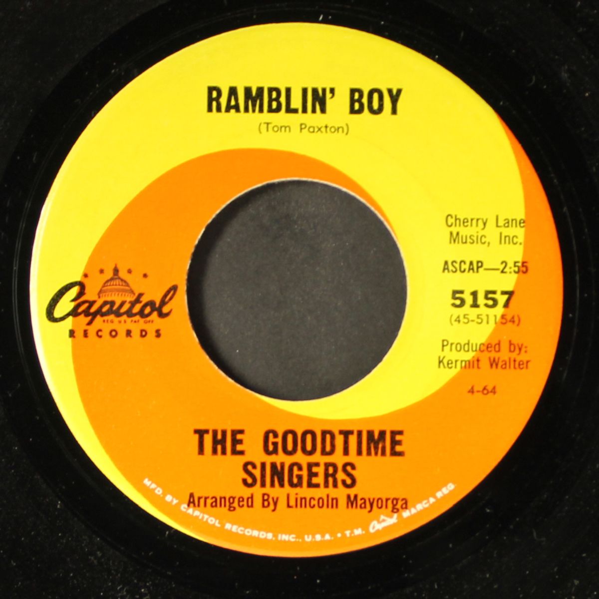 ramblin' boy / power & glory by GOODTIME SINGERS