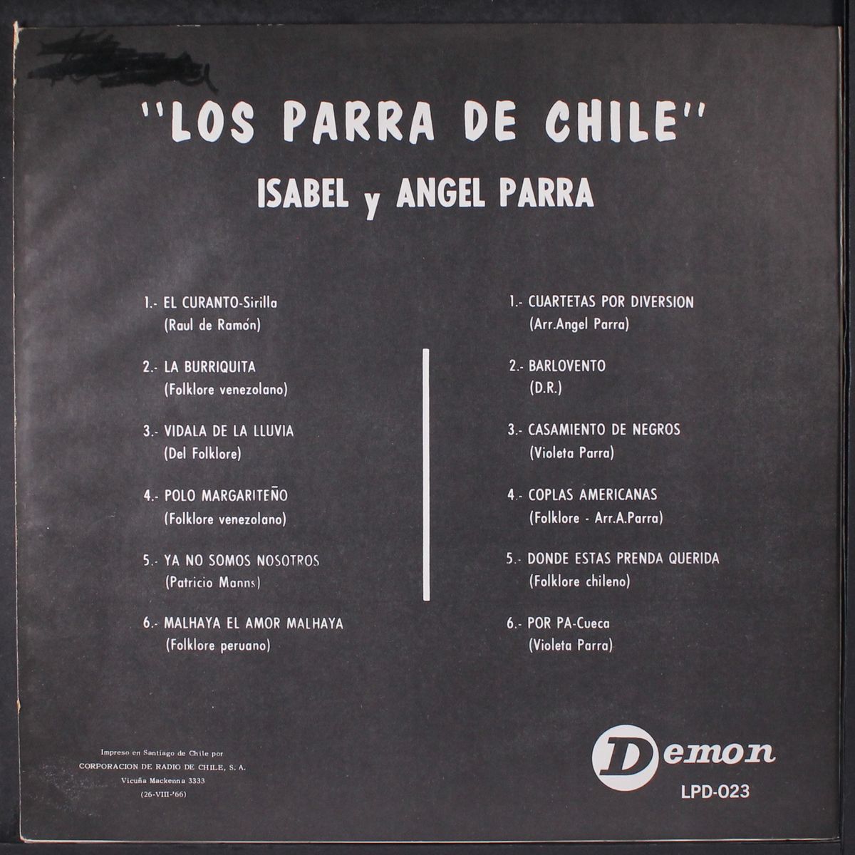 los parra de chile by ISABEL & ANGEL PARRA