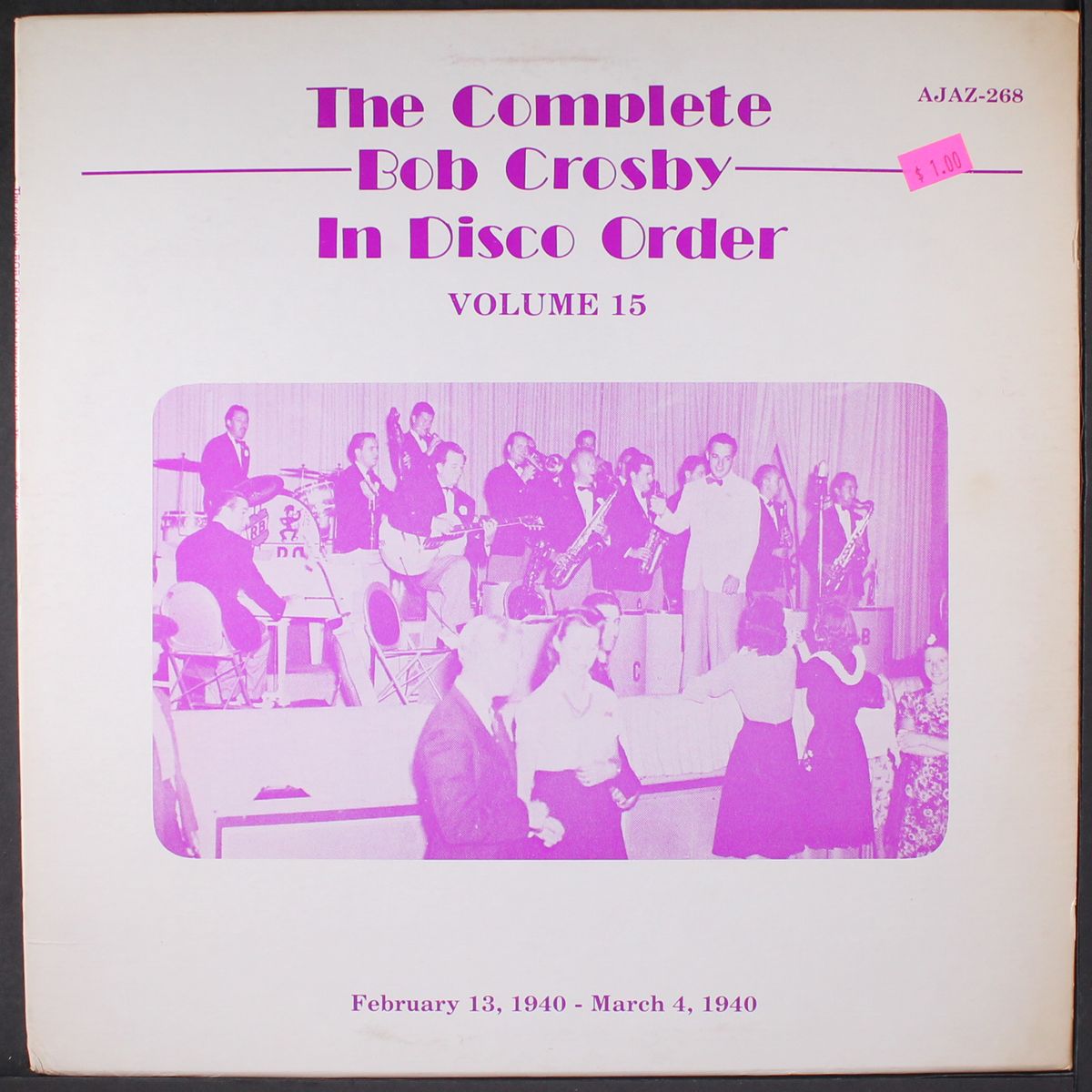 the complete bob crosby in disco order, vol. 15 by BOB CROSBY
