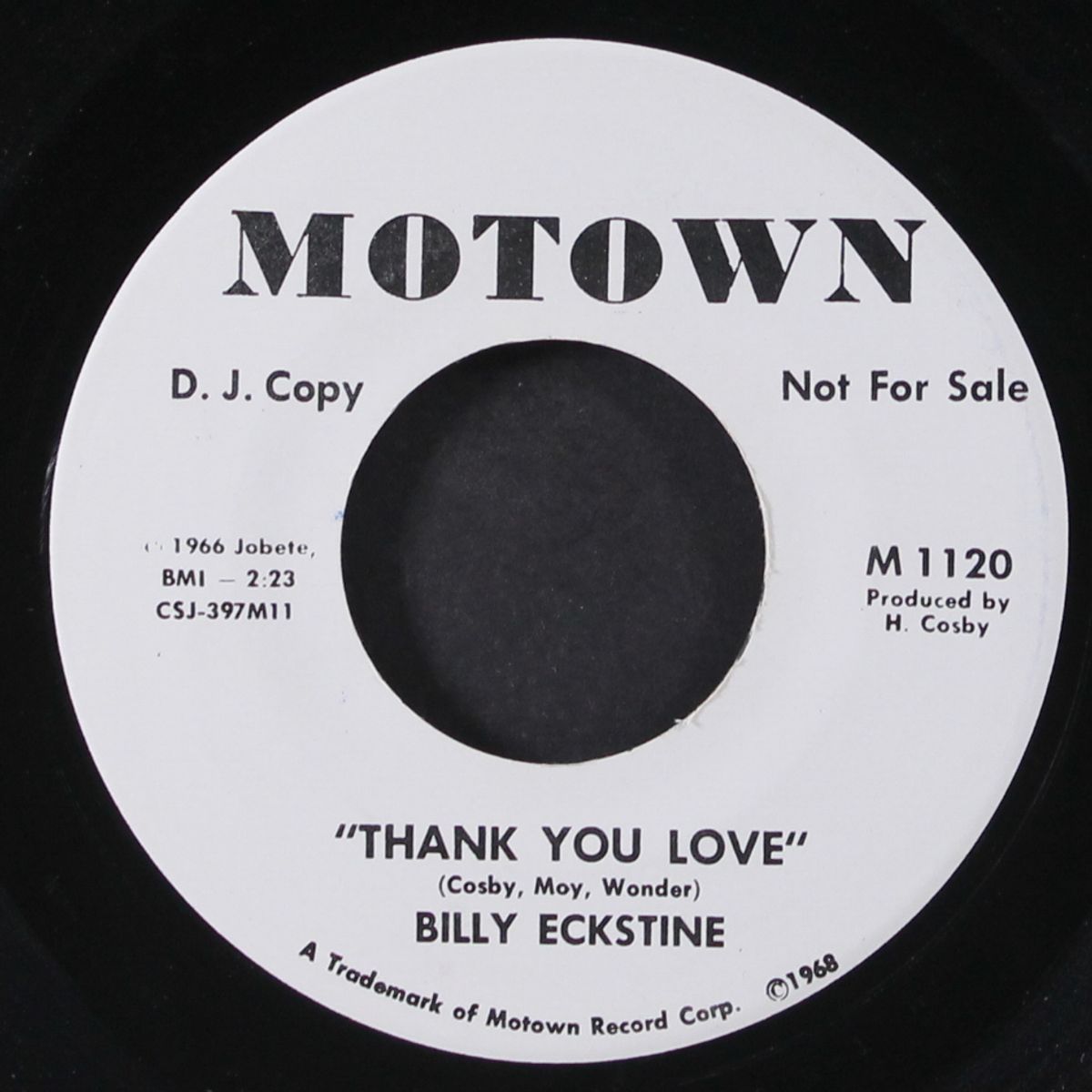 thank you love / same by BILLY ECKSTINE