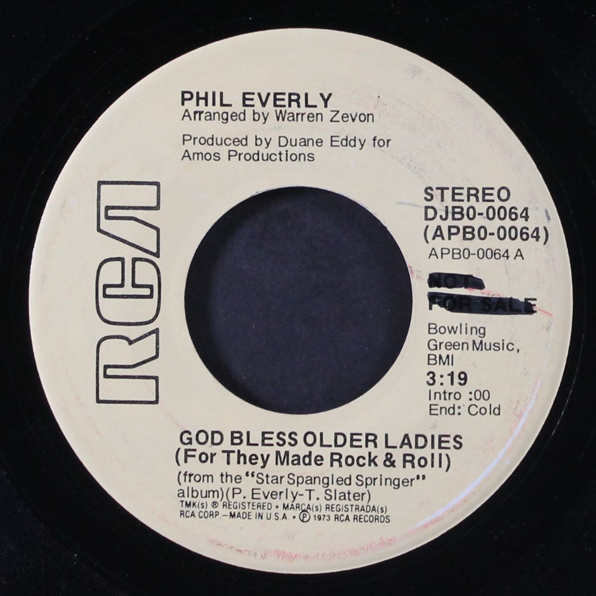 god bless older ladies / sweet grass country by PHIL EVERLY