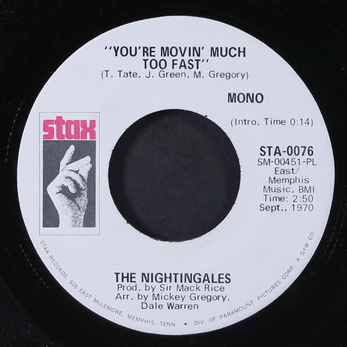 you're movin' much too fast by NIGHTINGALES