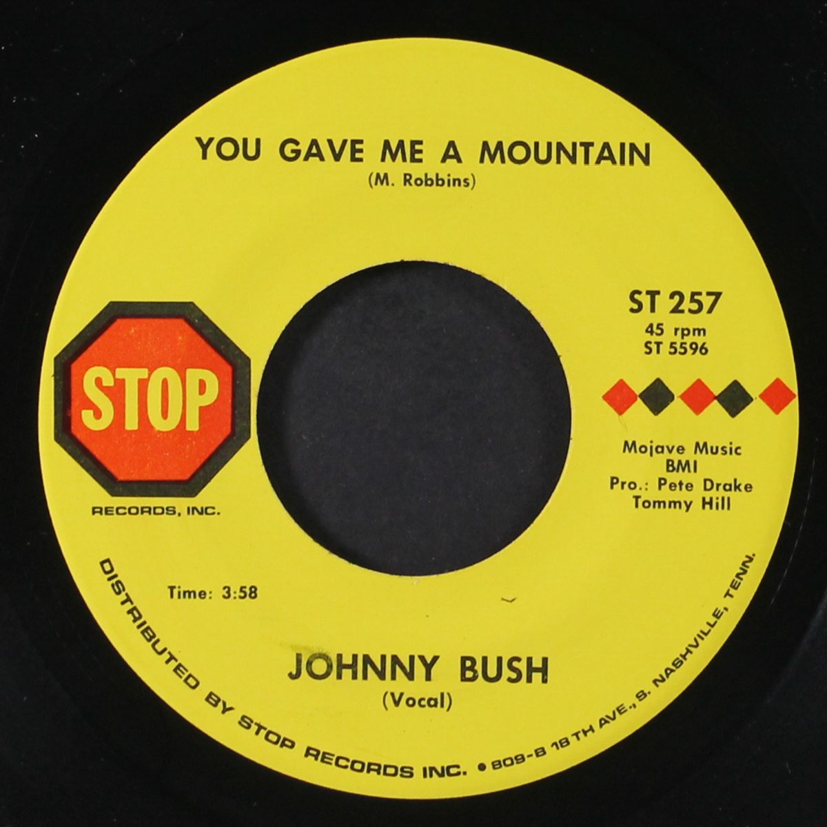 you gave me a mountain / back from the wine by JOHNNY BUSH