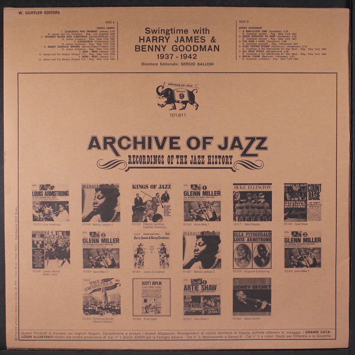 swingtime with 1937-1942 by HARRY JAMES & BENNY GOODMAN