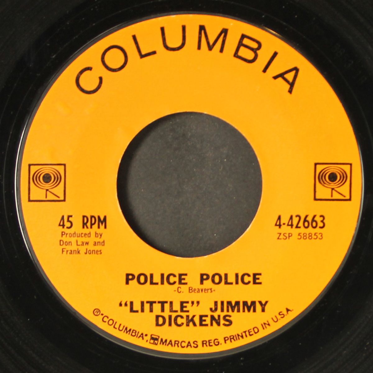 running into memories of you / police police by LITTLE JIMMY DICKENS