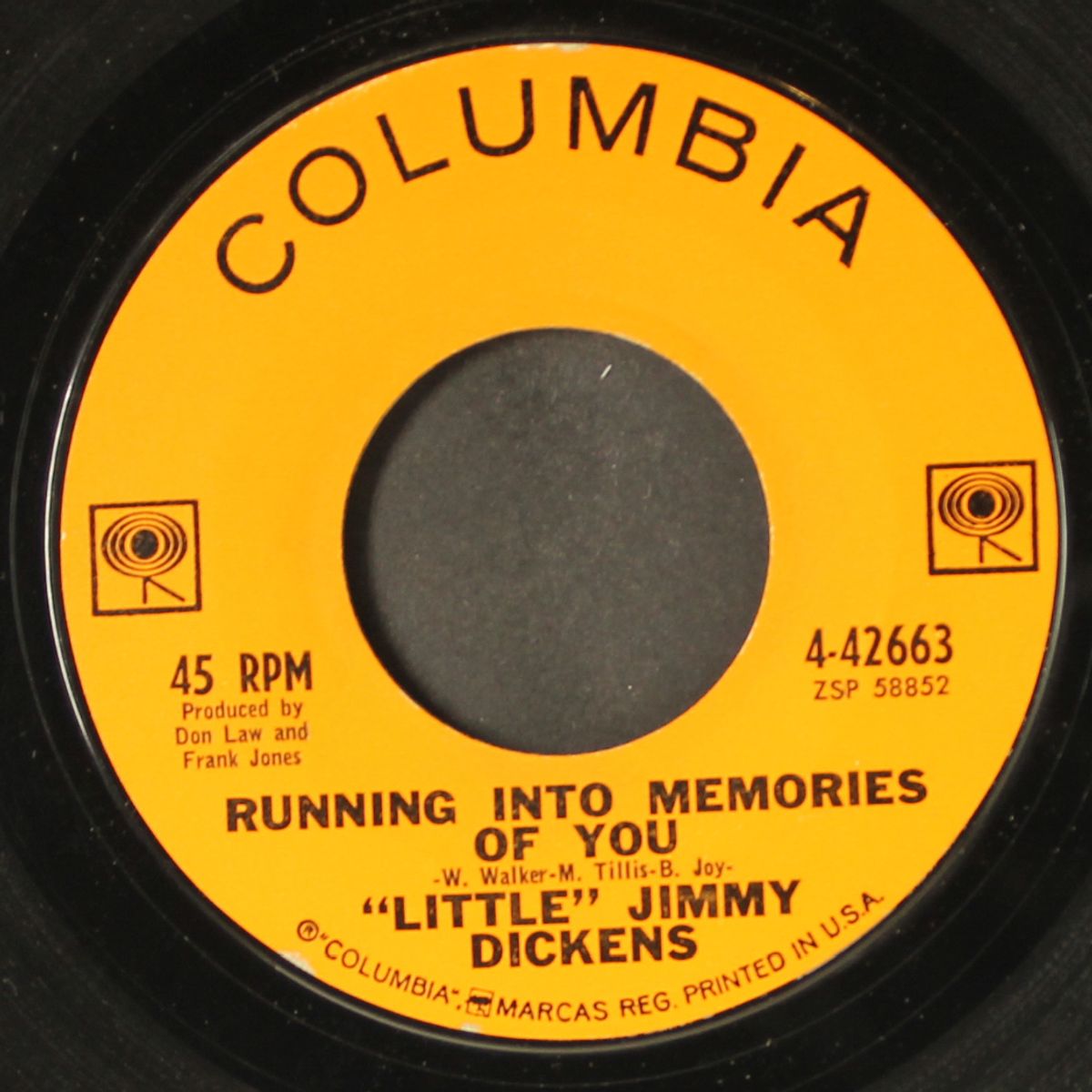 running into memories of you / police police by LITTLE JIMMY DICKENS