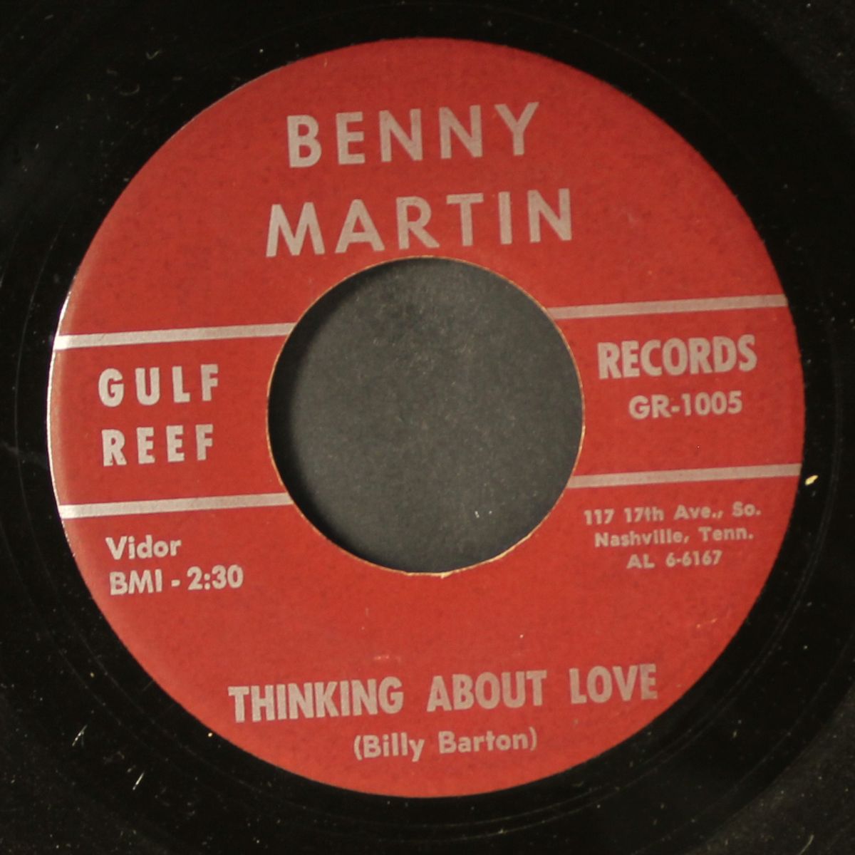 the man next door / thinking about love by BENNY MARTIN