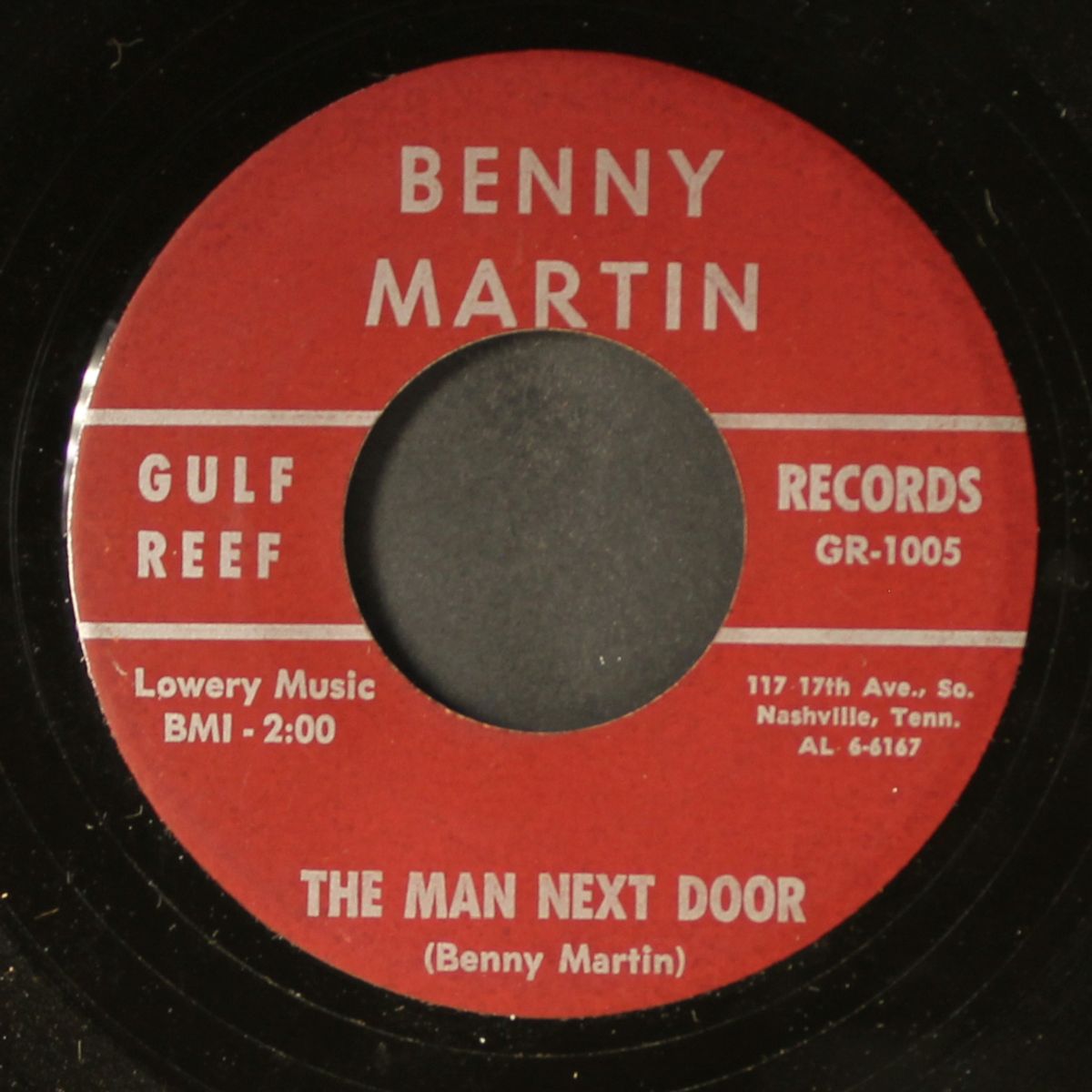 the man next door / thinking about love by BENNY MARTIN