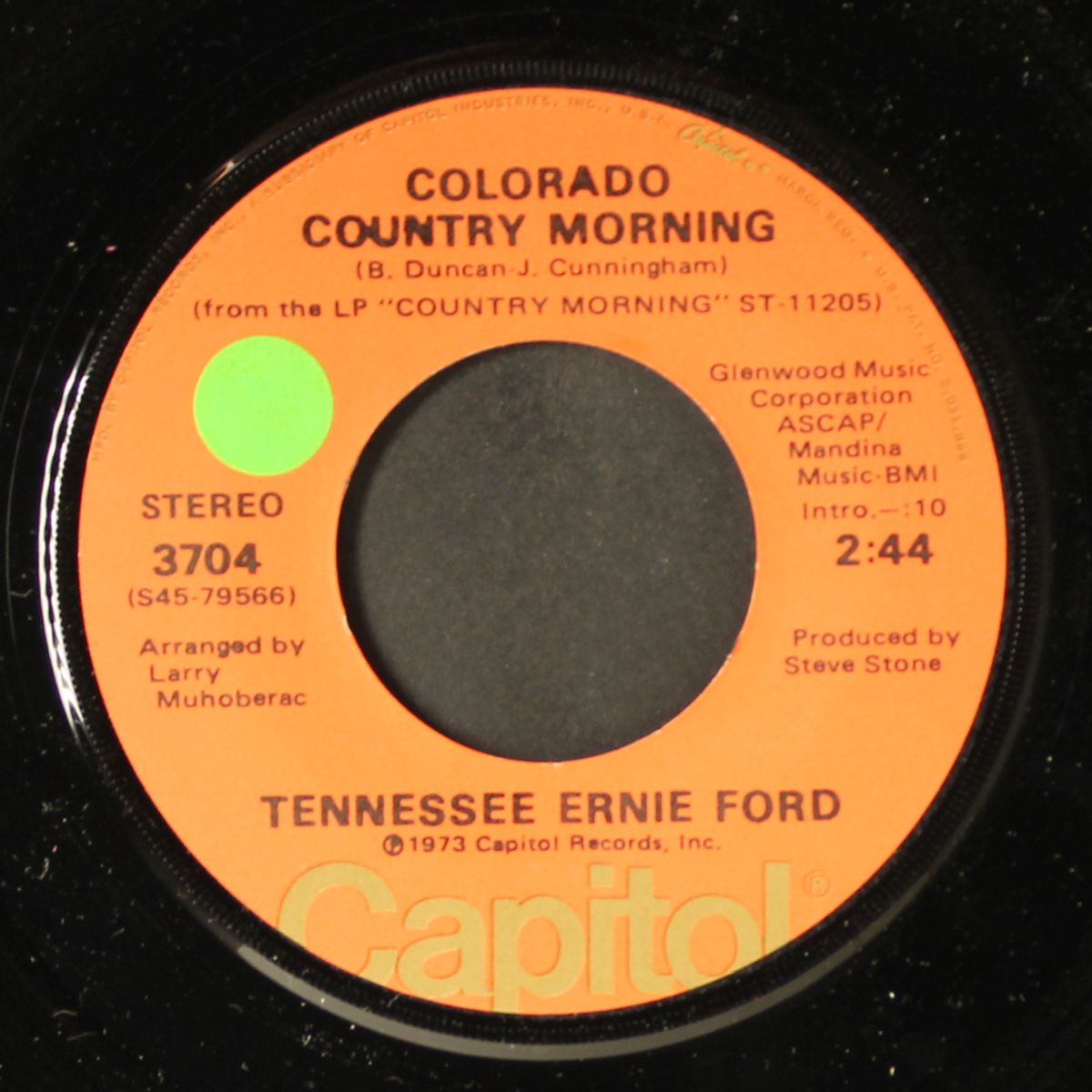 colorado country morning / daddy usta say by TENNESSEE ERNIE FORD
