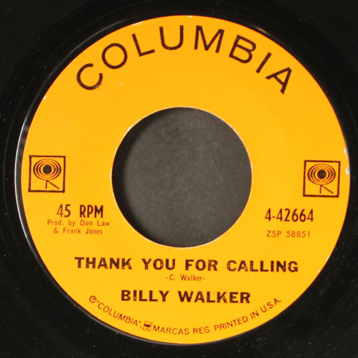 thank you for calling / i've got a new heartache by BILLY WALKER