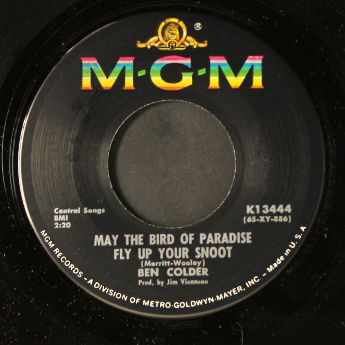 may the bird of paradise fly up your snoot / make the world go away no. 2 by BEN COLDER