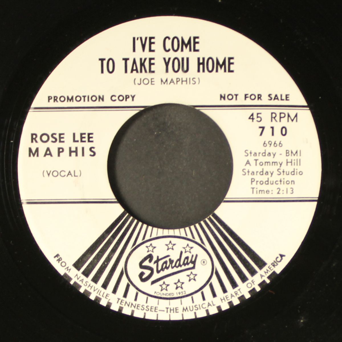hot time in nashville / i've come to take you home by JOE & ROSE LEE MAPHIS
