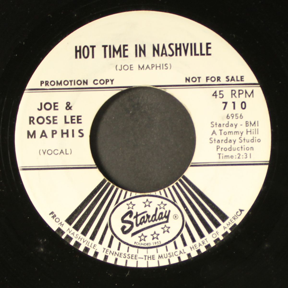 hot time in nashville / i've come to take you home by JOE & ROSE LEE MAPHIS