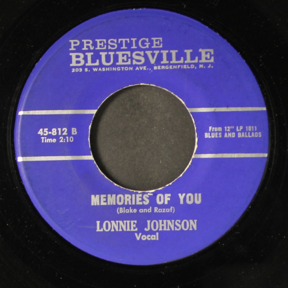 i'll get along somehow / memories of you by LONNIE JOHNSON
