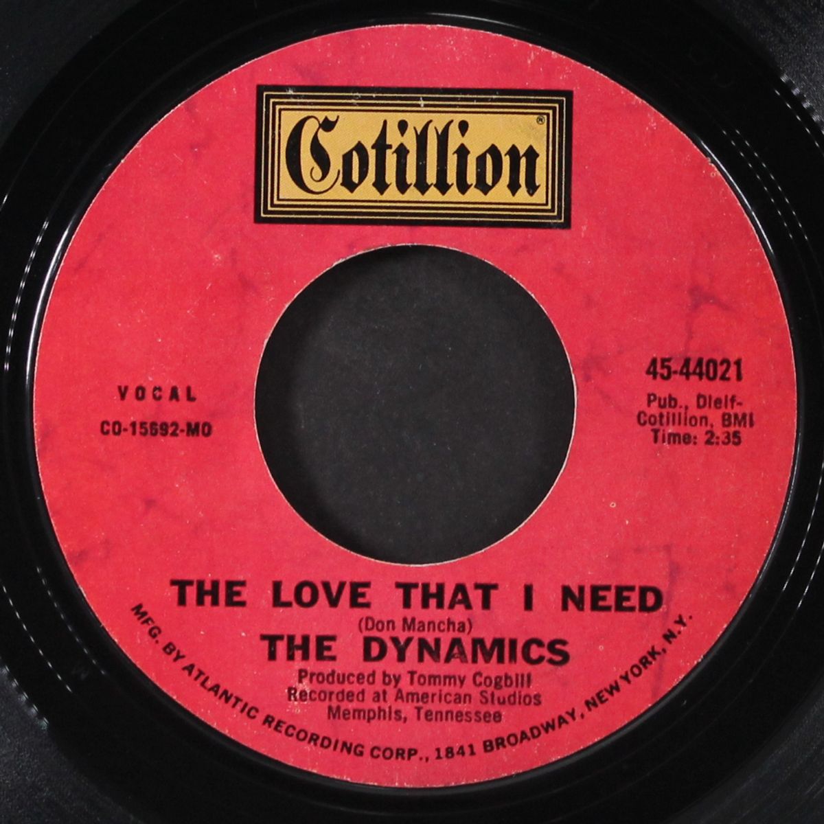 the ice cream song / the love that i need by DYNAMICS