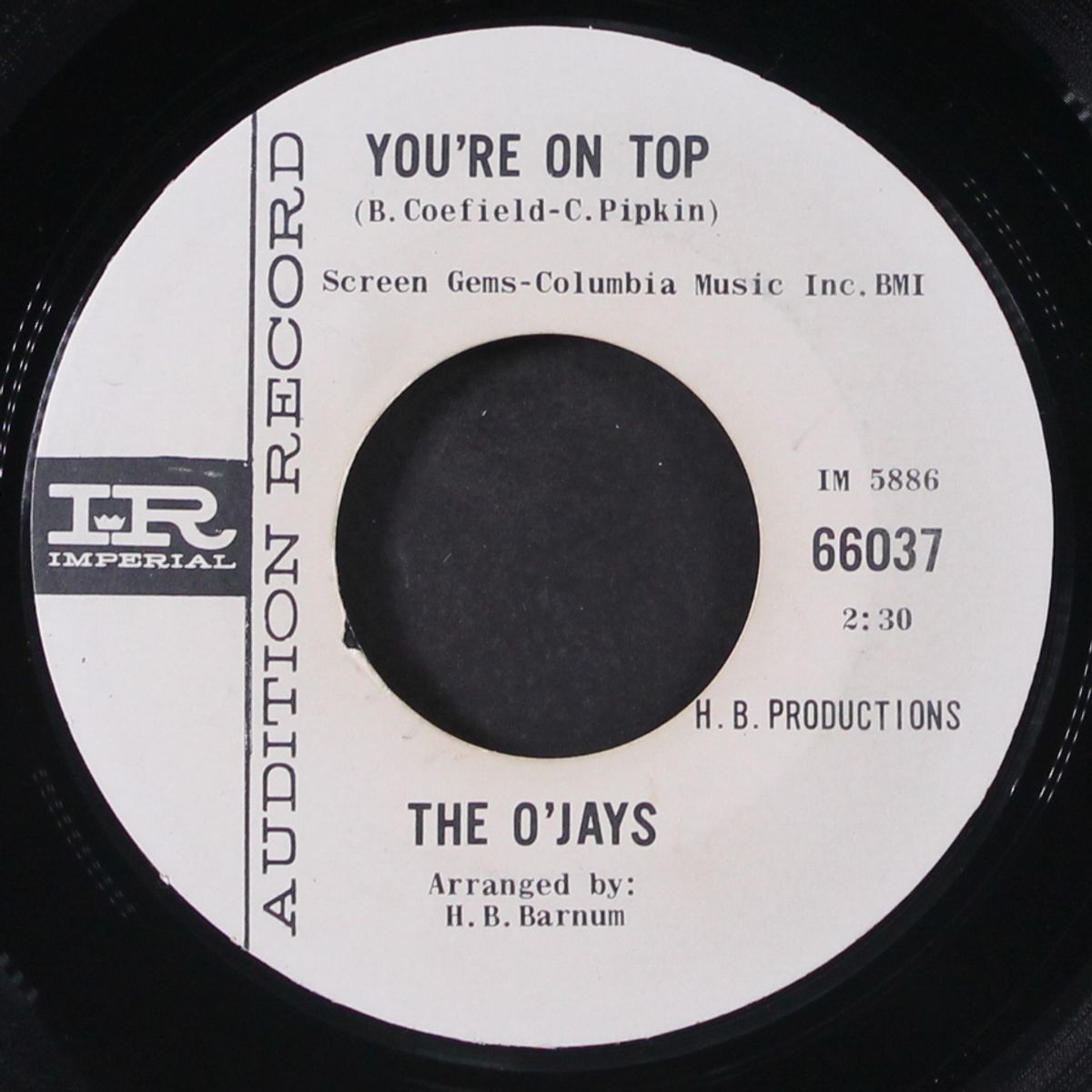 you're on top / lovely dee by O'JAYS