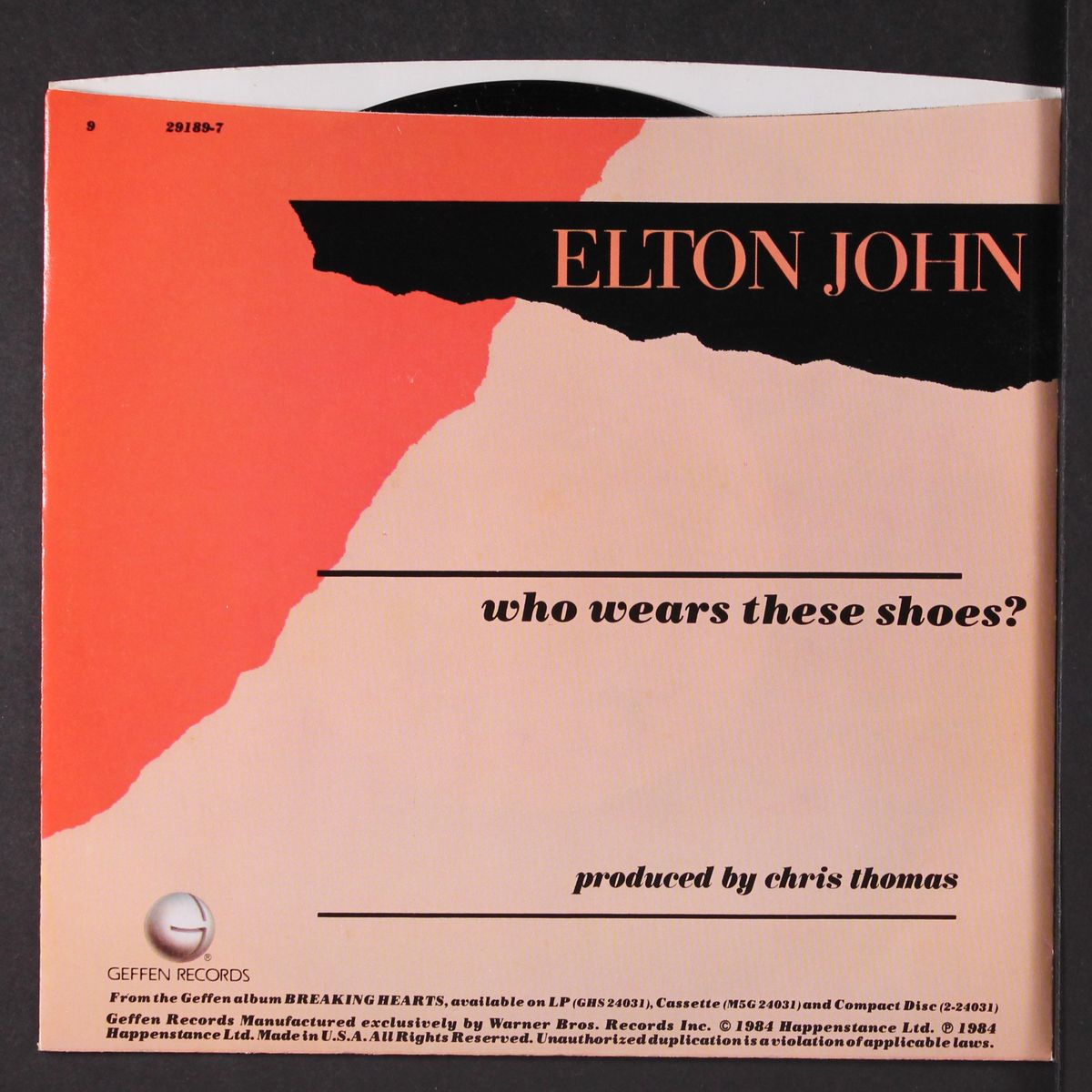 who wears these shoes? / same by ELTON JOHN