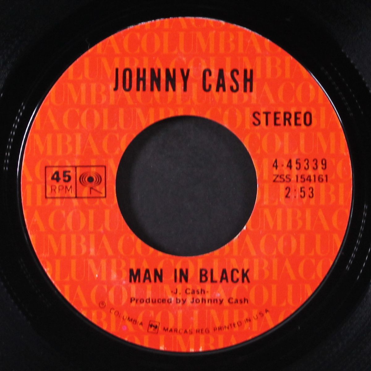 man in black by JOHNNY CASH