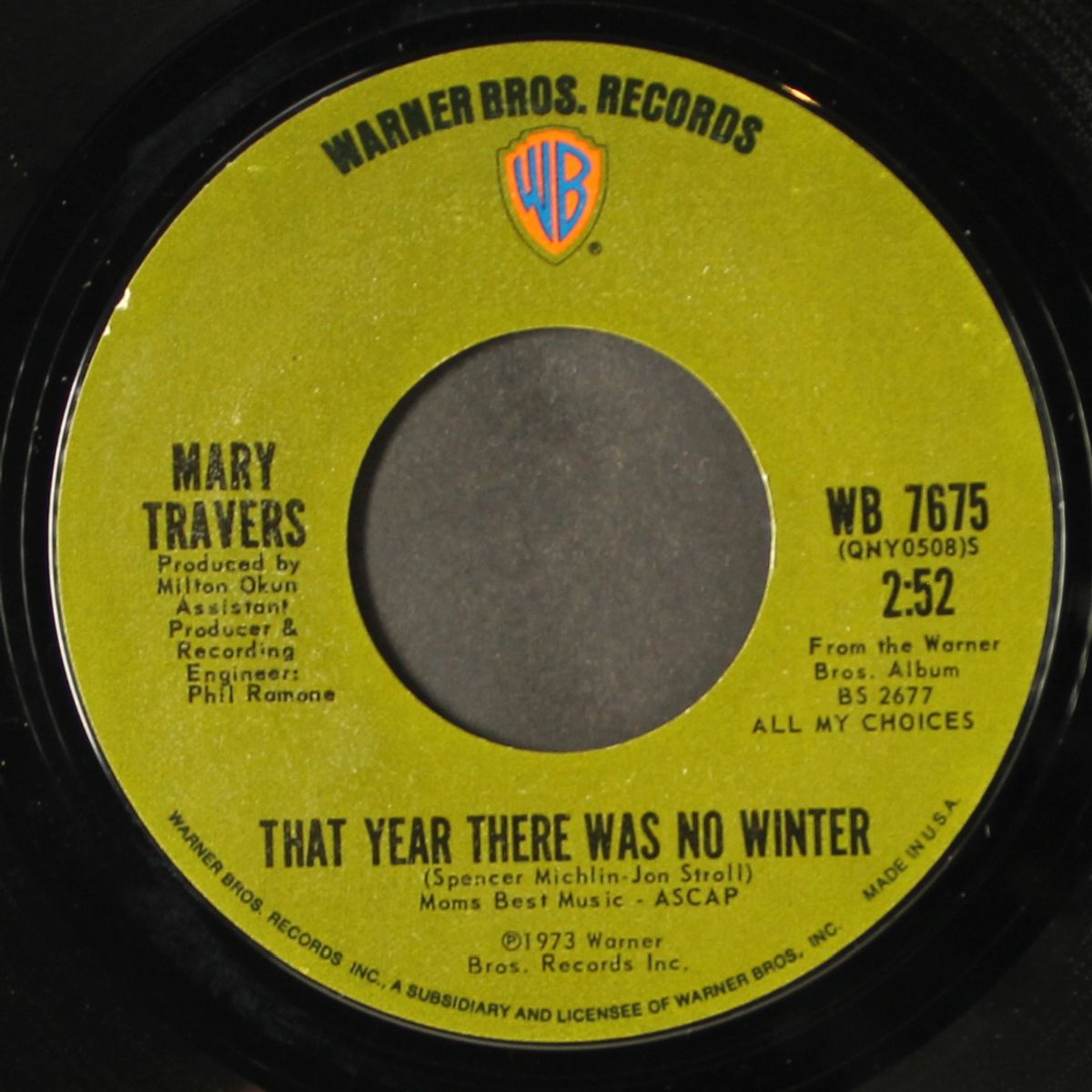 too many mondays / that year there was no winter by MARY TRAVERS