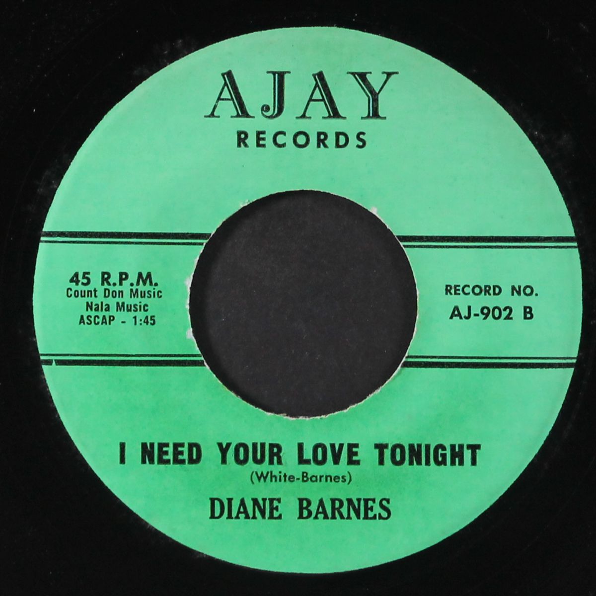 i need your love tonight / i suffered for you by DIANE BARNES