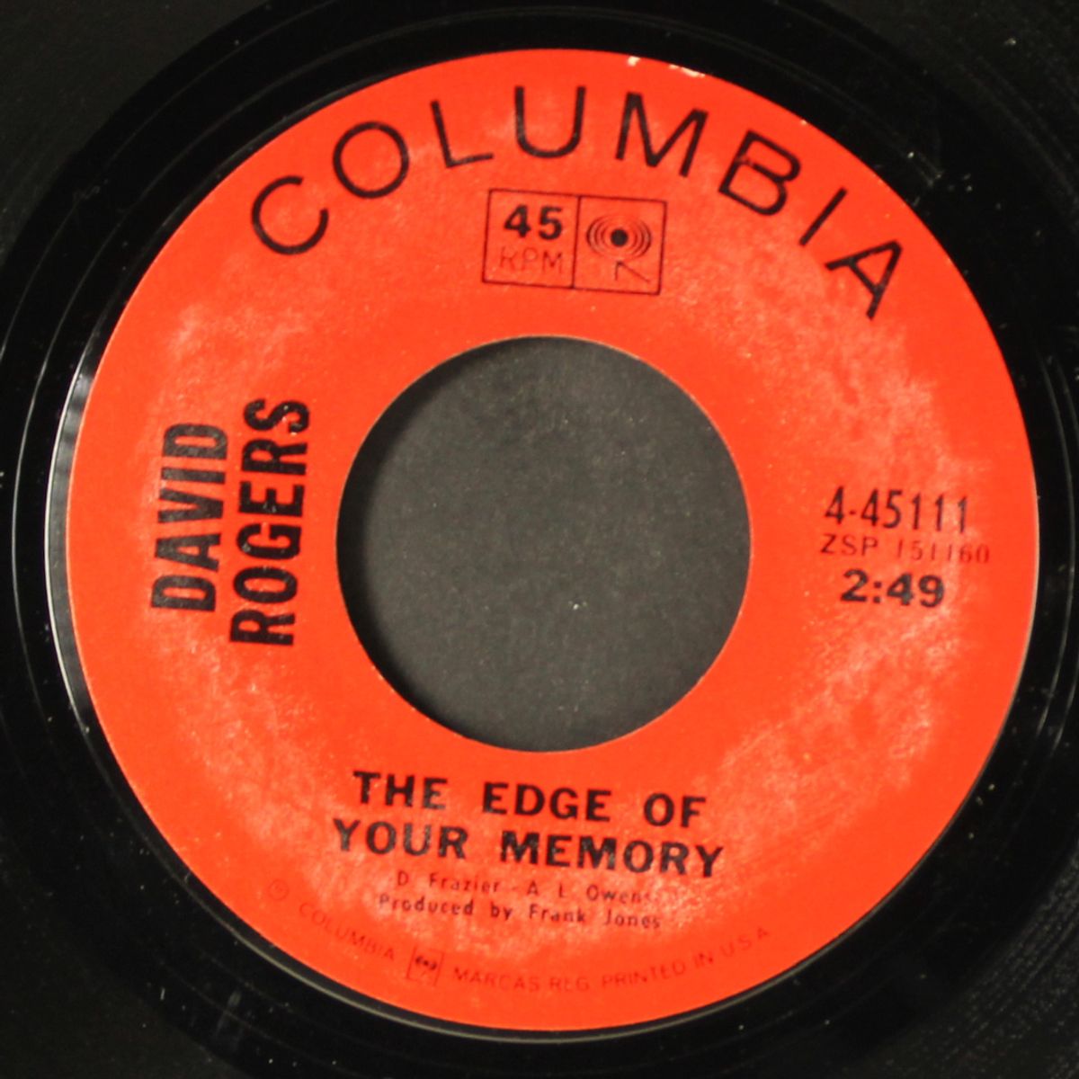 so much in love with you / the edge of your memory by DAVID ROGERS