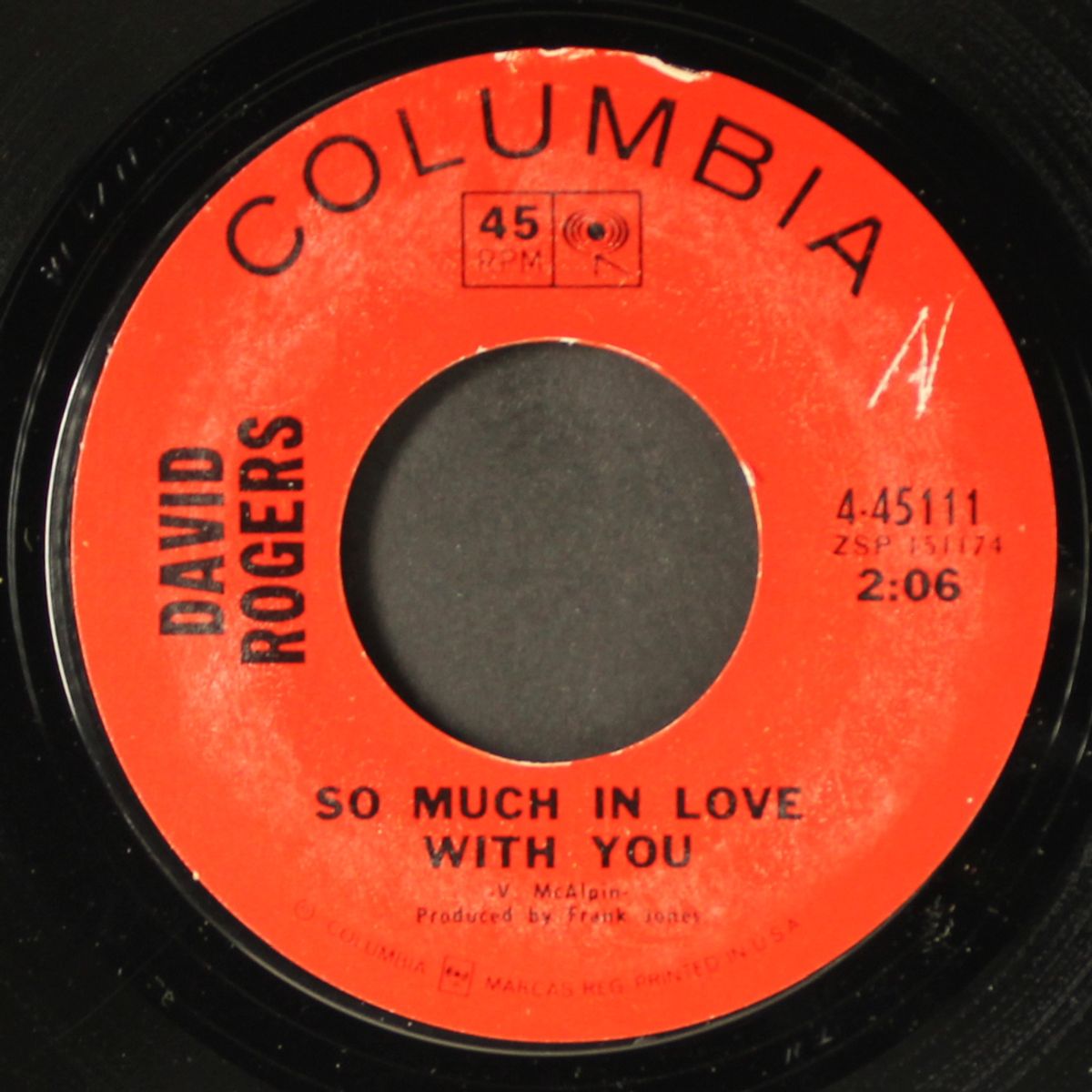 so much in love with you / the edge of your memory by DAVID ROGERS