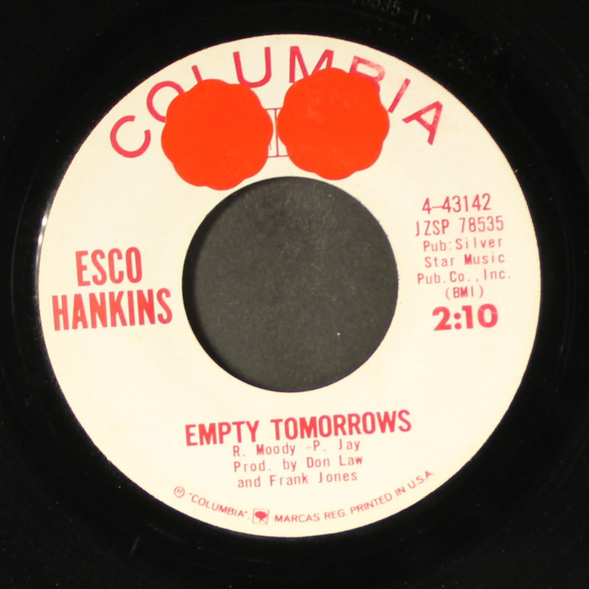 what about you / empty tomorrows by ESCO HANKINS