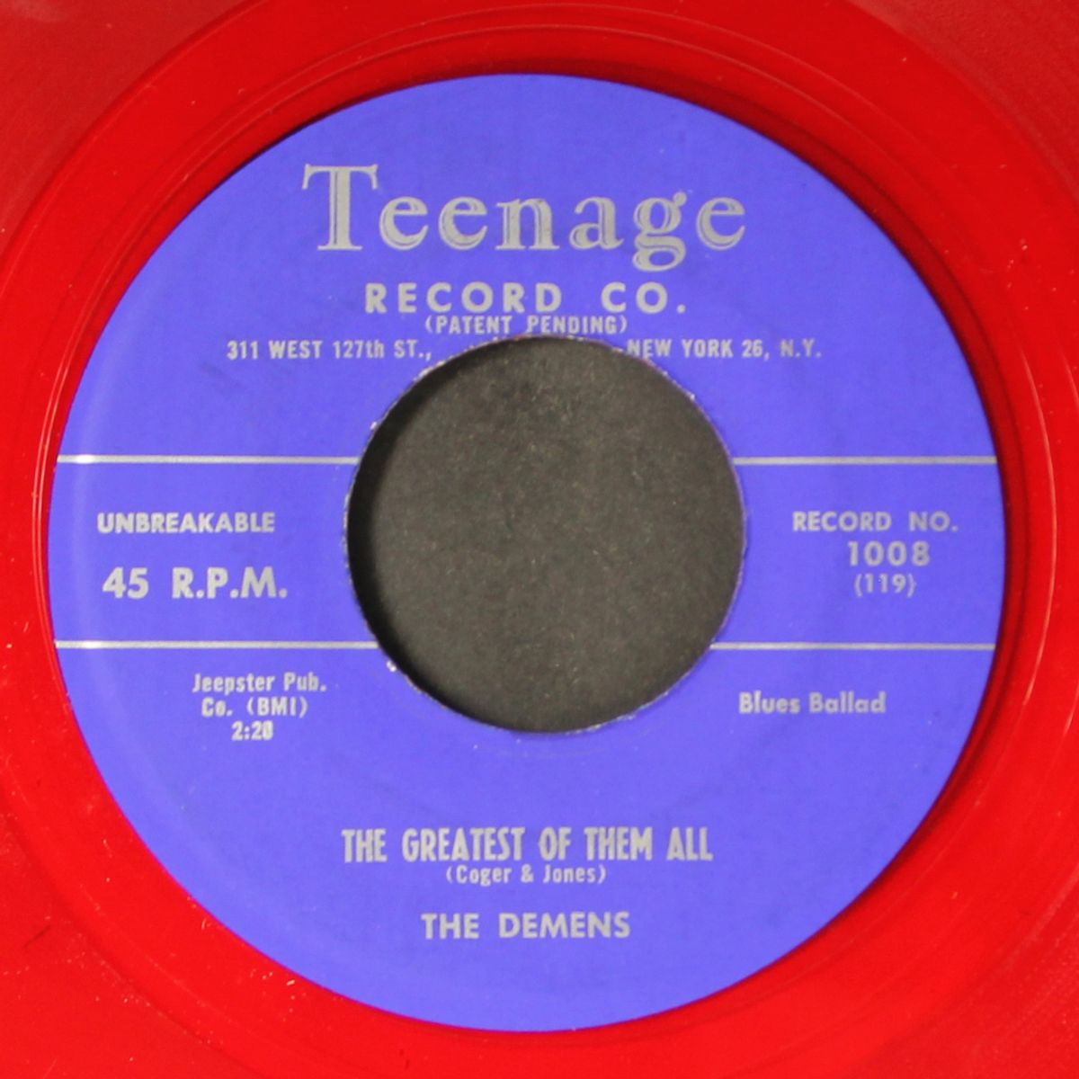 the greatest of them all / hey young girl by DEMENS