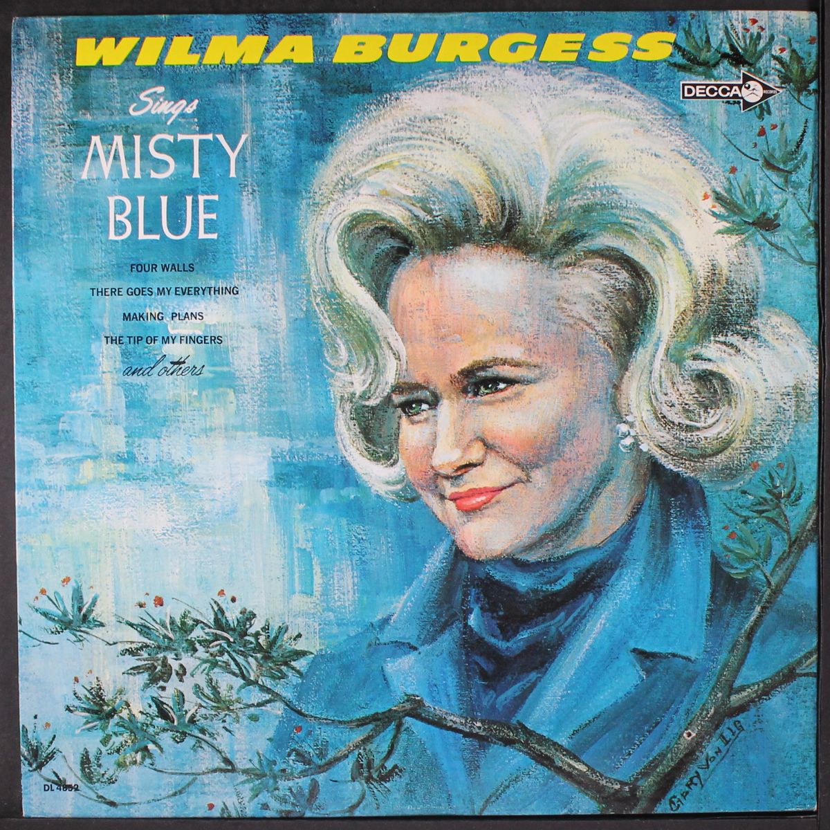 sings misty blue by WILMA BURGESS