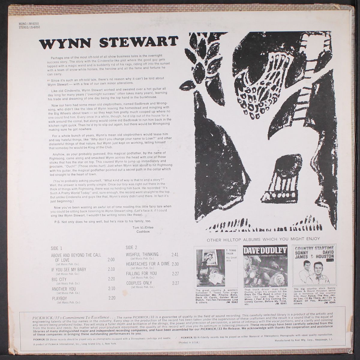 above & beyond the call of love by WYNN STEWART