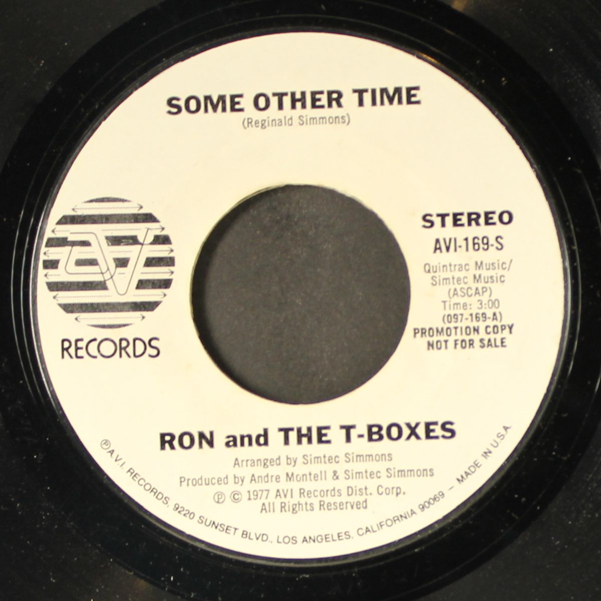 some other time / never get tired by RON & T-BOXES