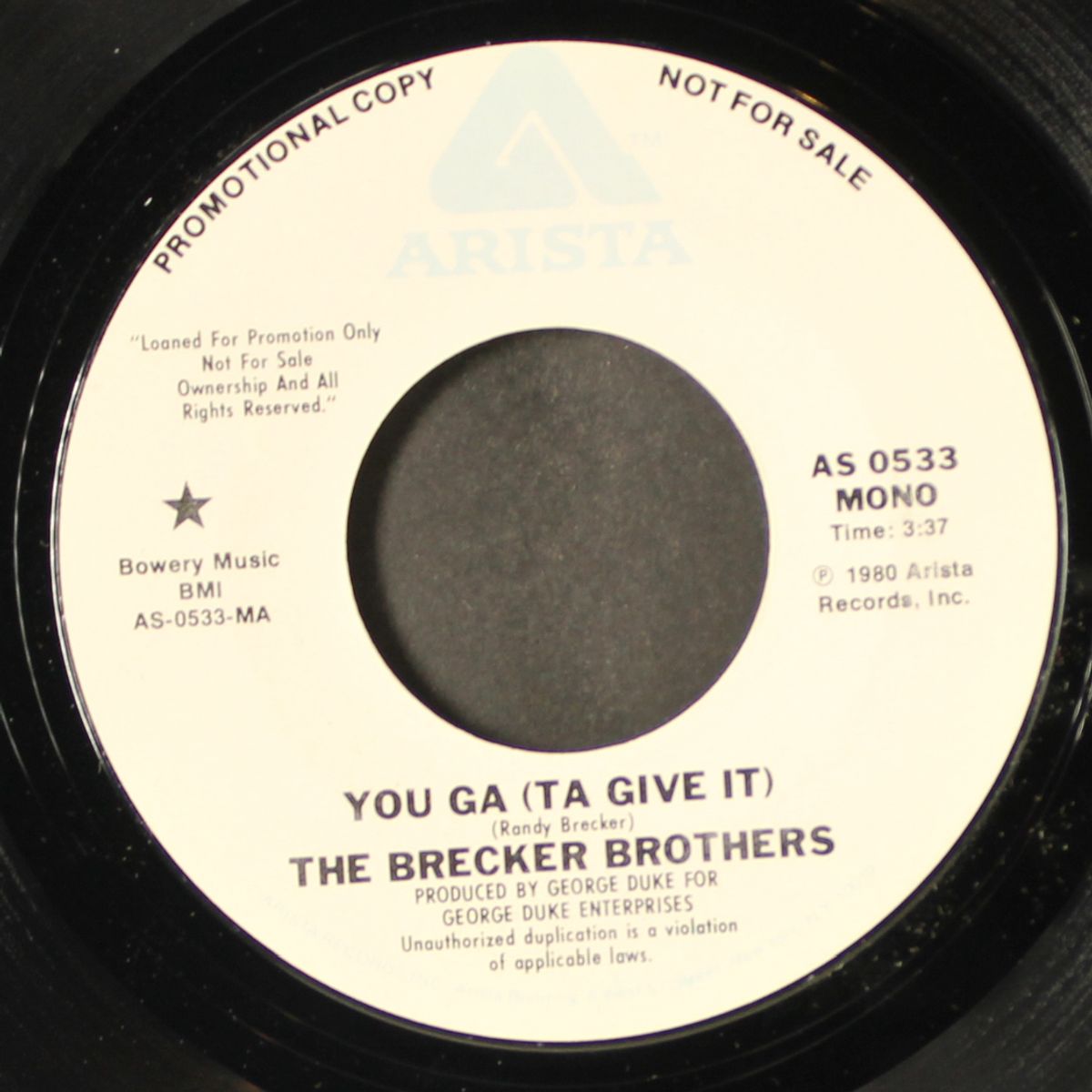 you ga (ta give it / mono) by BRECKER BROTHERS