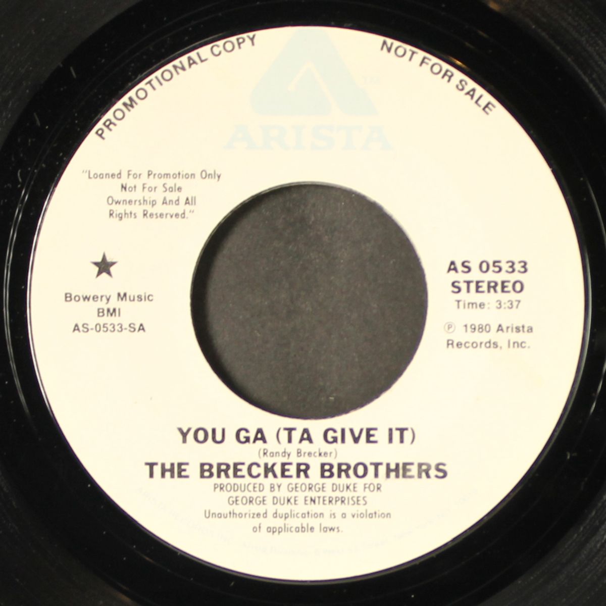 you ga (ta give it / mono) by BRECKER BROTHERS