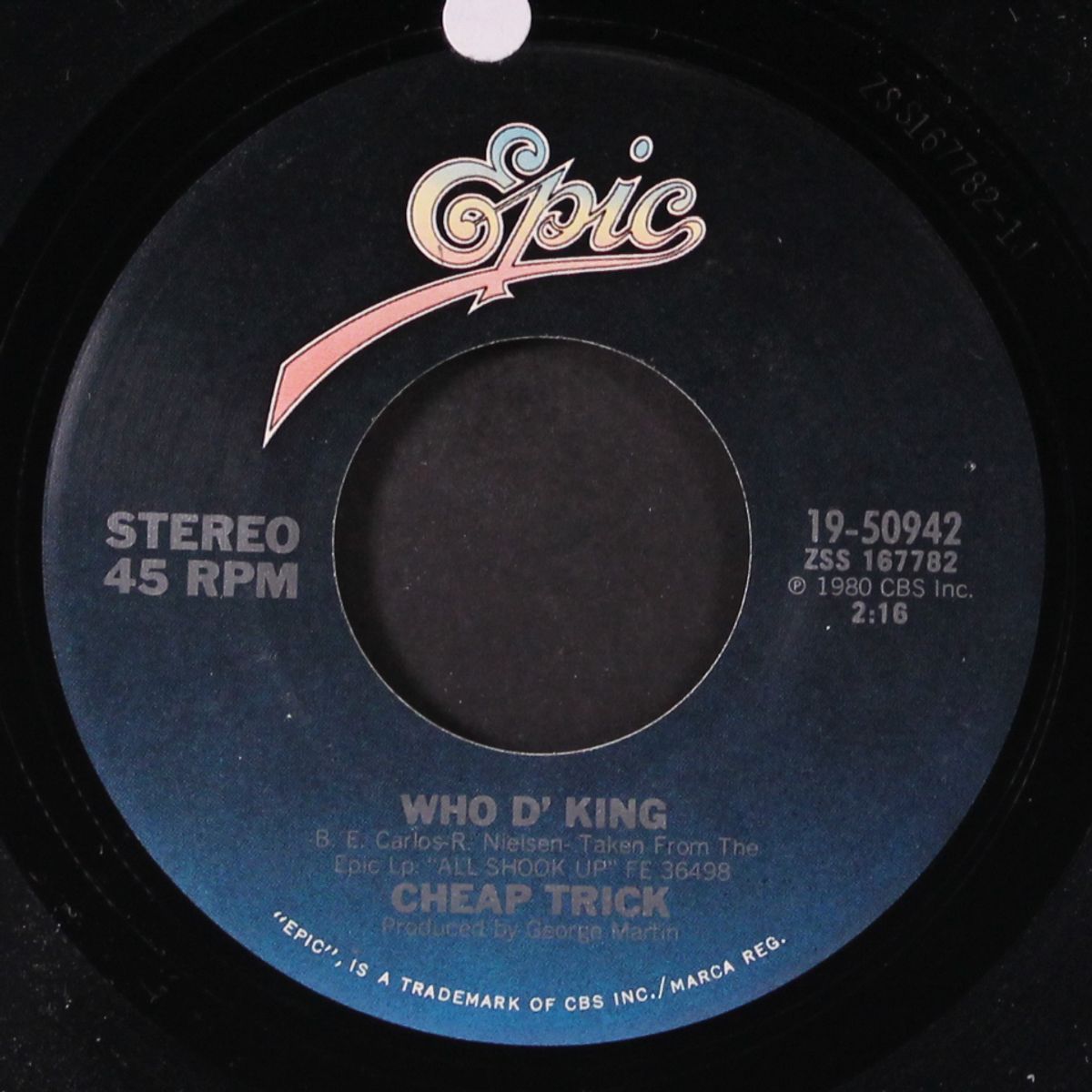 stop this game / who d' king by CHEAP TRICK