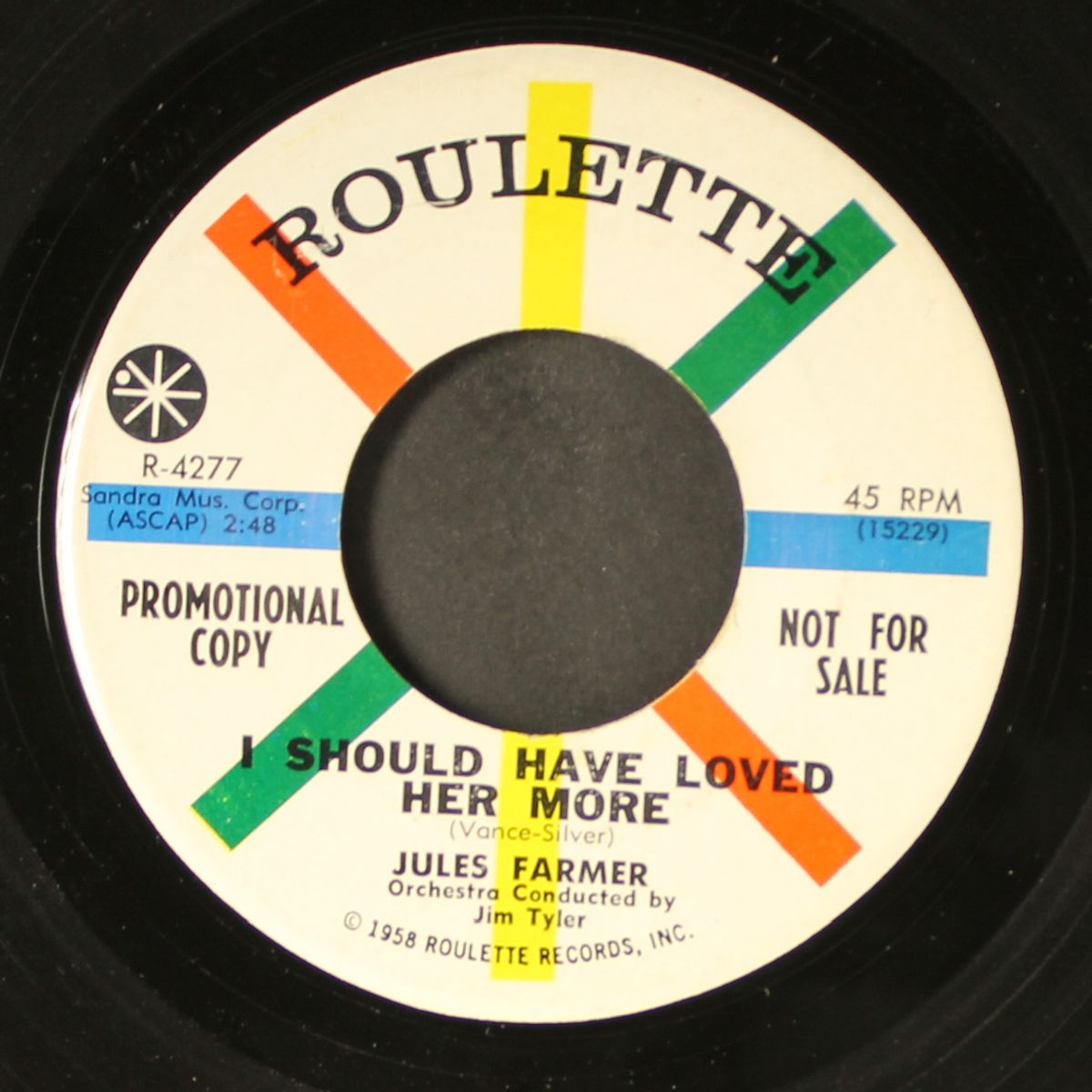 out of sight, out of mind / i should have loved her more by JULES FARMER