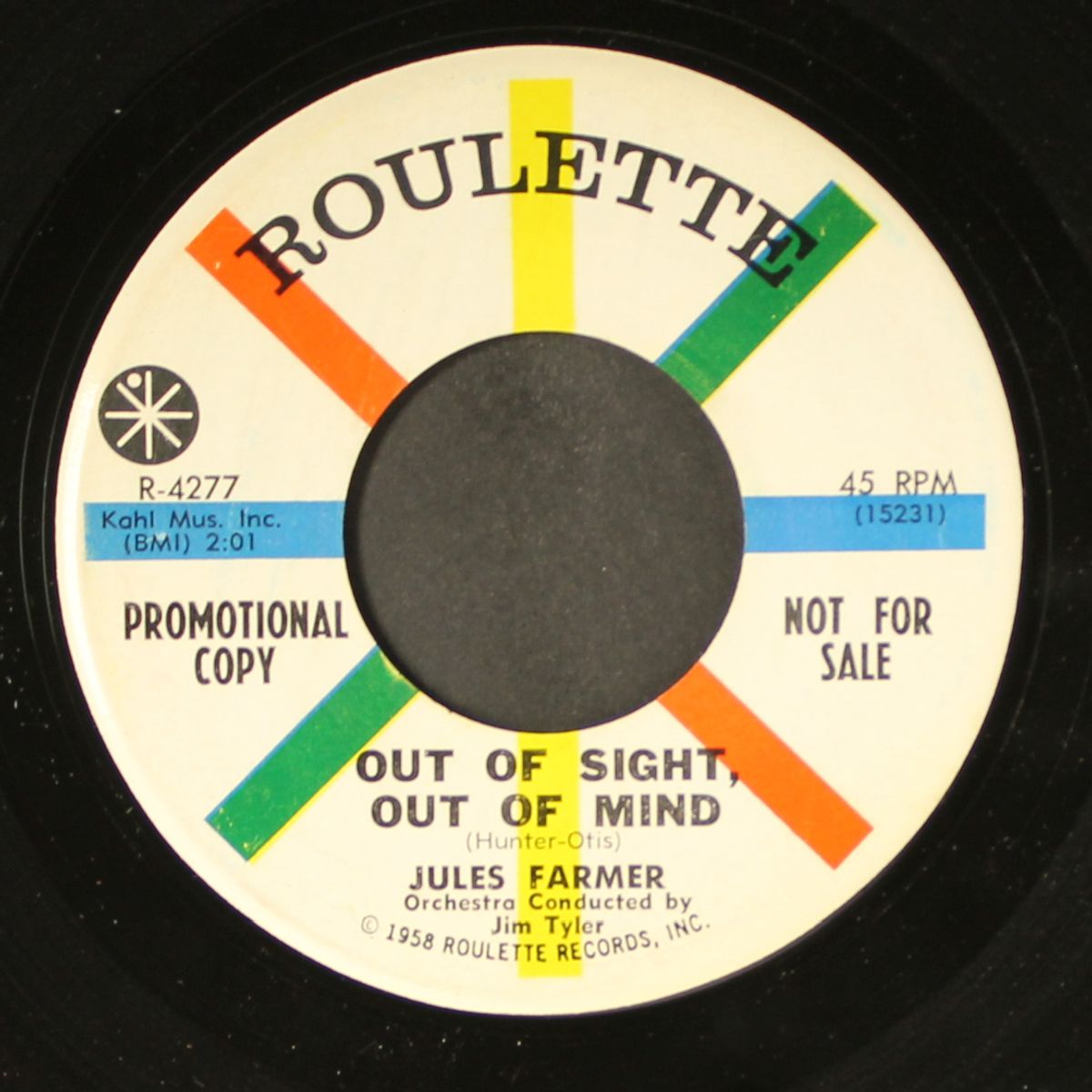 out of sight, out of mind / i should have loved her more by JULES FARMER