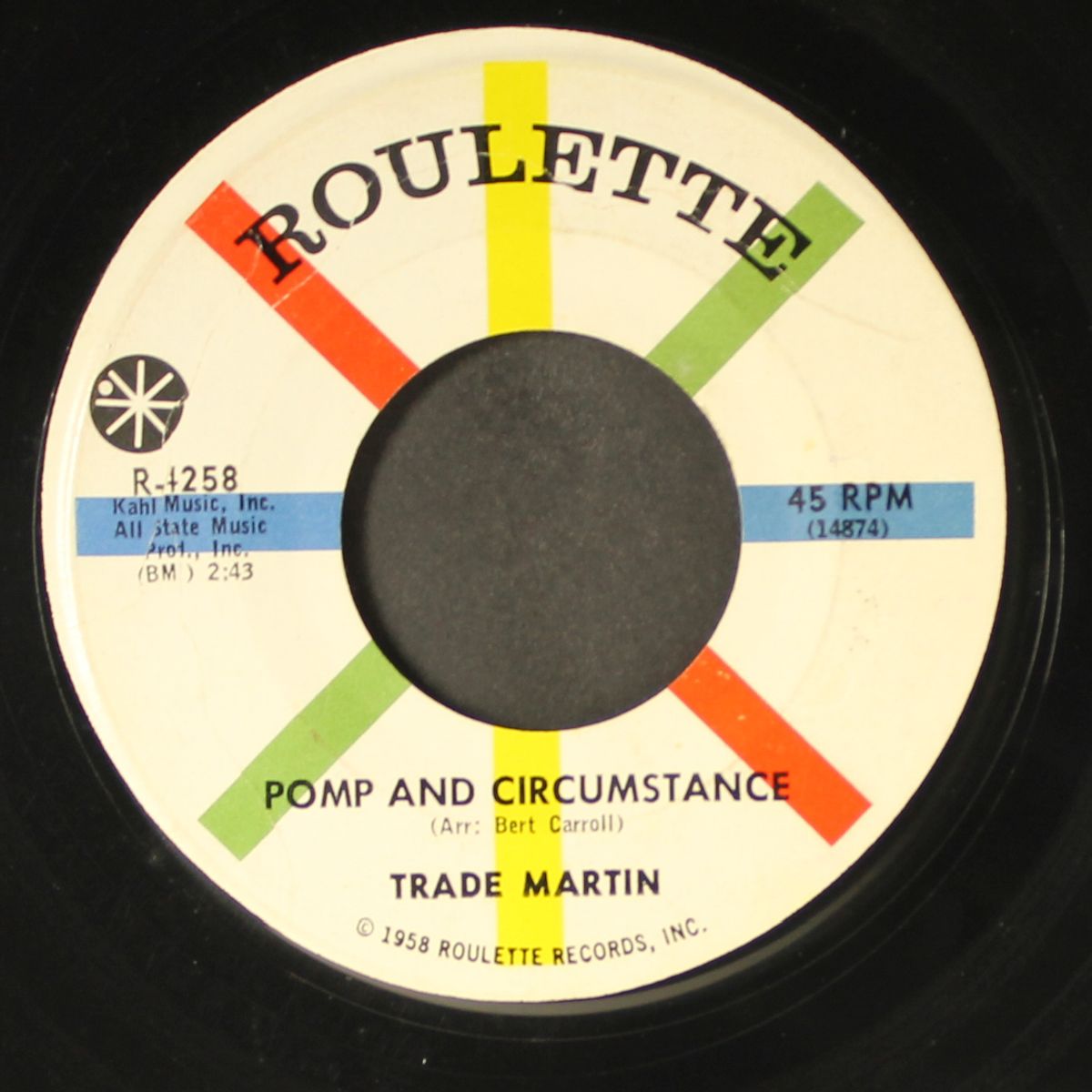 my song of love / pomp and circumstance by TRADE MARTIN