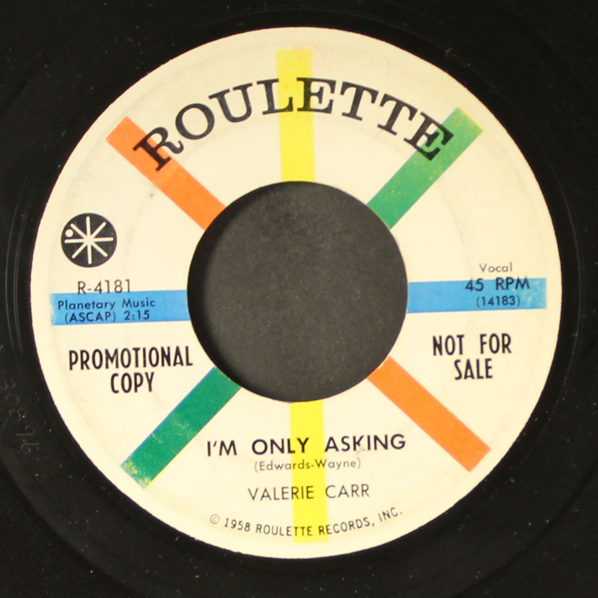 i'm only asking / the way to my heart by VALERIE CARR