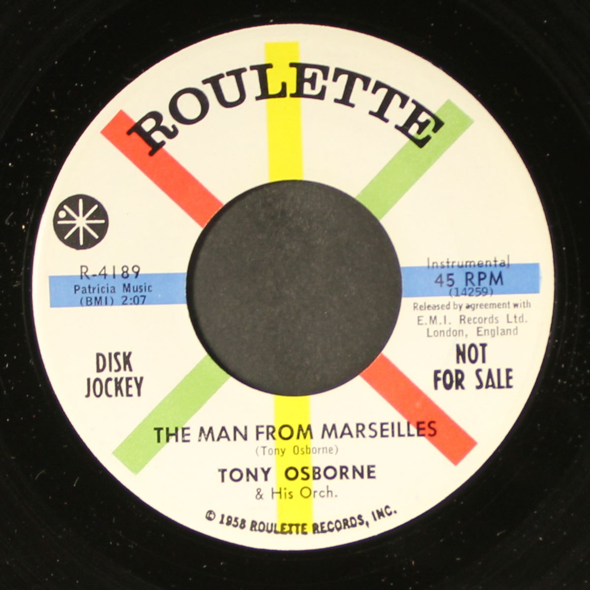 the man from marseilles / the windows of paris by TONY OSBORNE