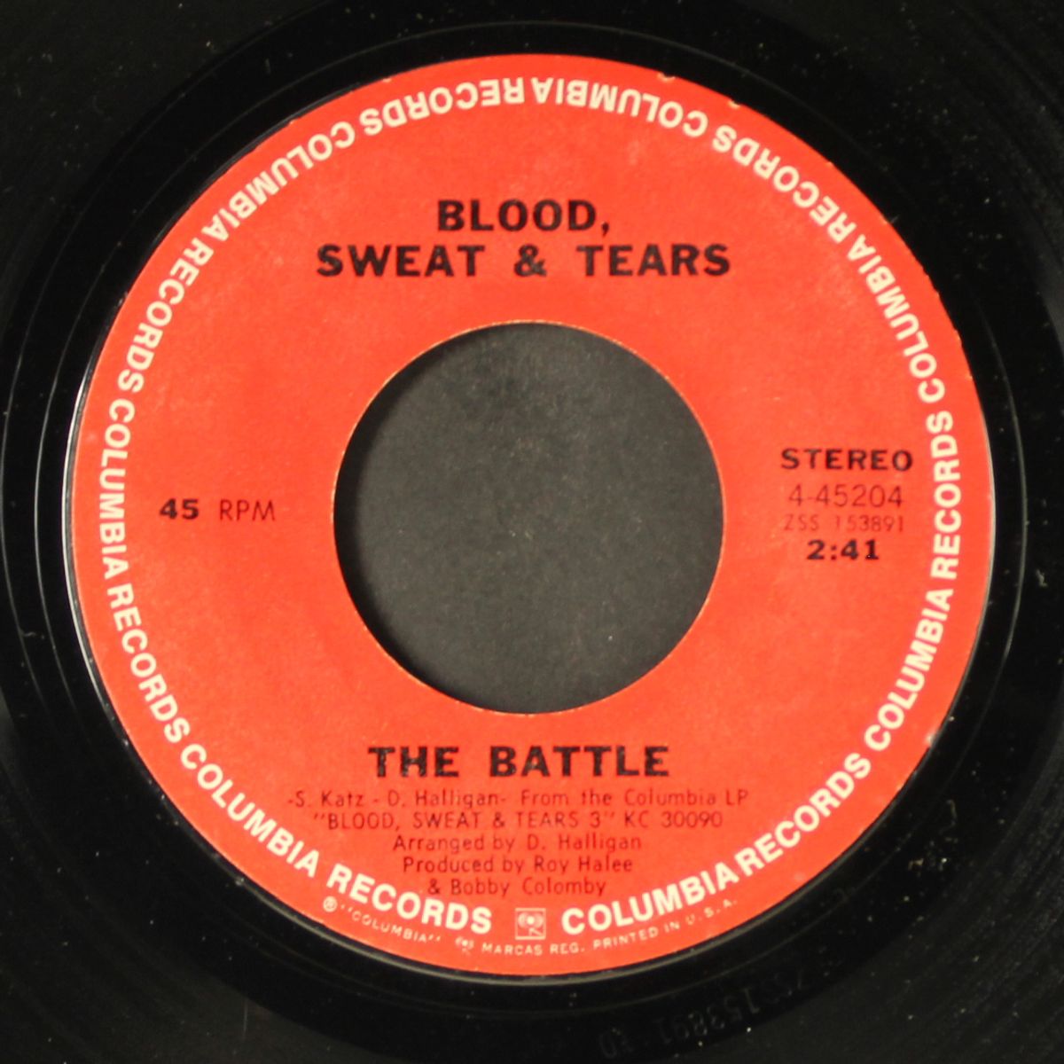 hi-de-ho / the battle by BLOOD, SWEAT & TEARS