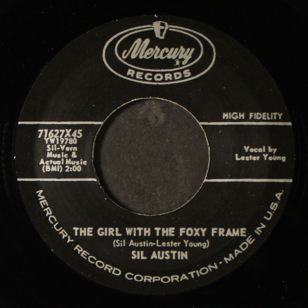 say lou / the girl with the foxxy frame by SIL AUSTIN