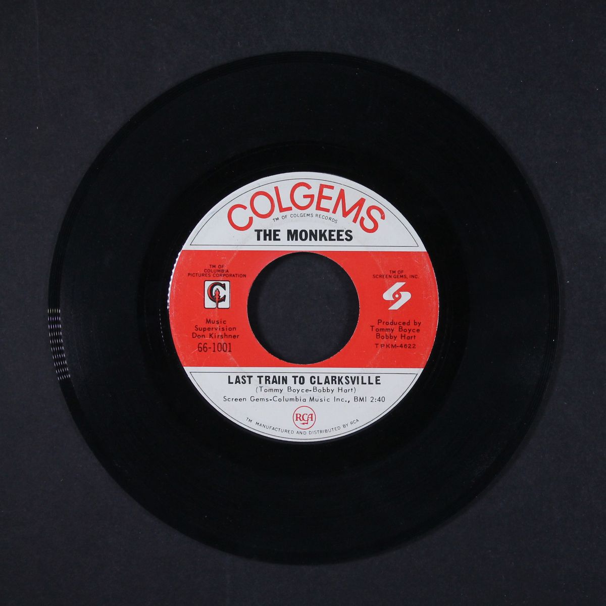 last train to clarksville / take a giant step by MONKEES