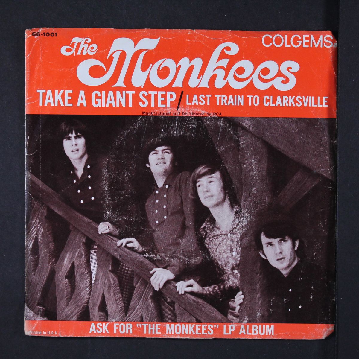 last train to clarksville / take a giant step by MONKEES