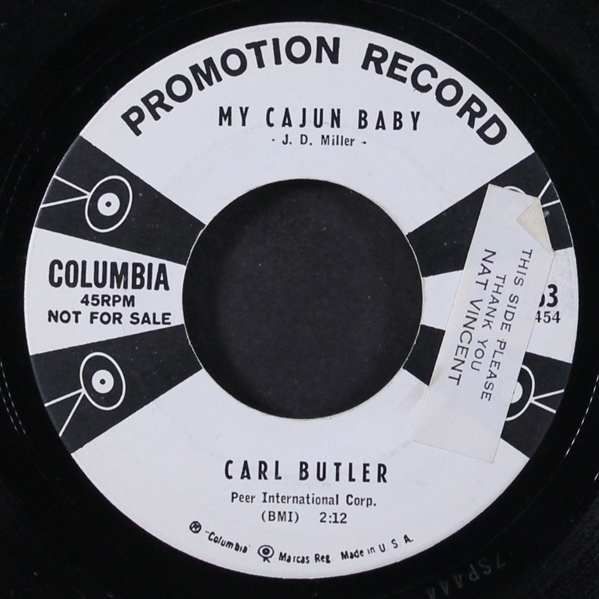 baby i'm a waitin / my cajun baby by CARL BUTLER