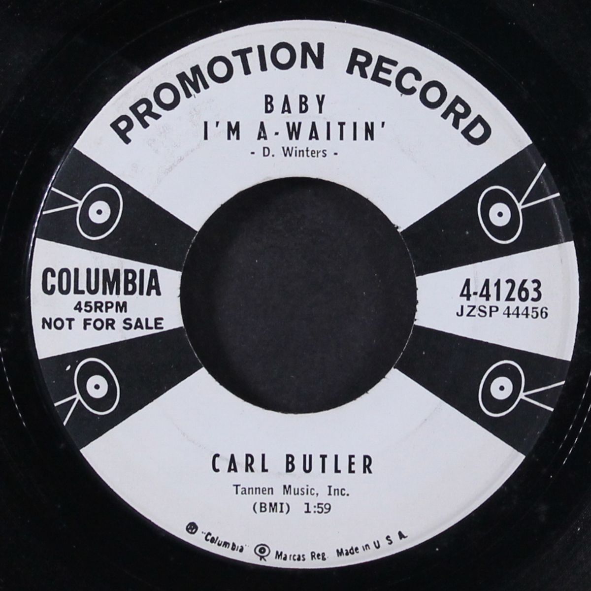baby i'm a waitin / my cajun baby by CARL BUTLER