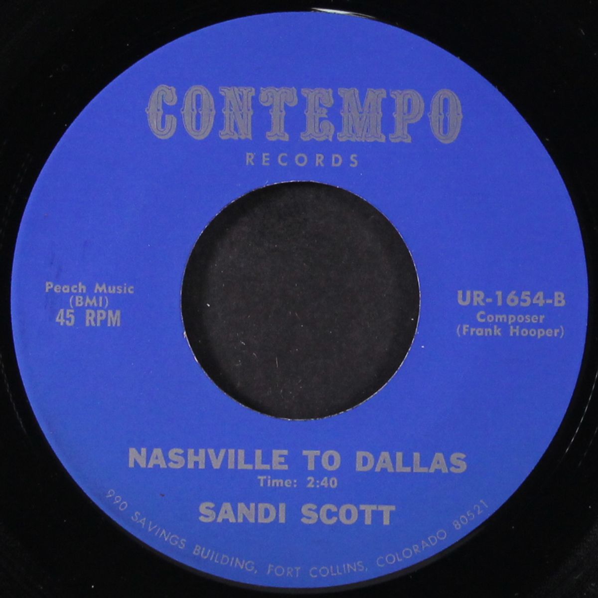 nashville to dallas / to be free by SANDI SCOTT